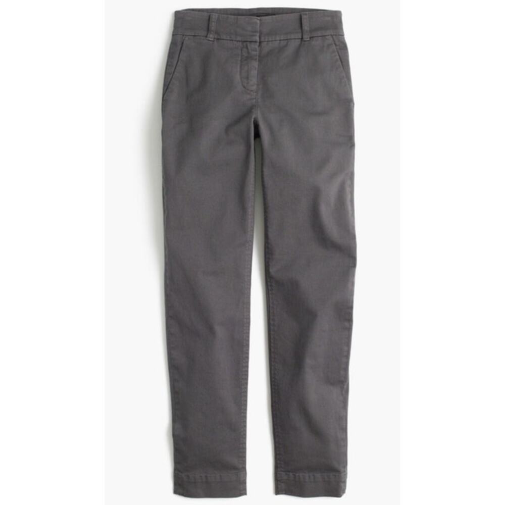 J Crew Cropped Chino Stretch Straight Pants US Womens 2